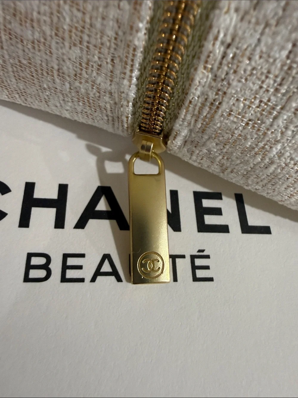 GWP Item CHANEL makeup case Chanel Cosmetic case Chanel Pouch Chanel travel case